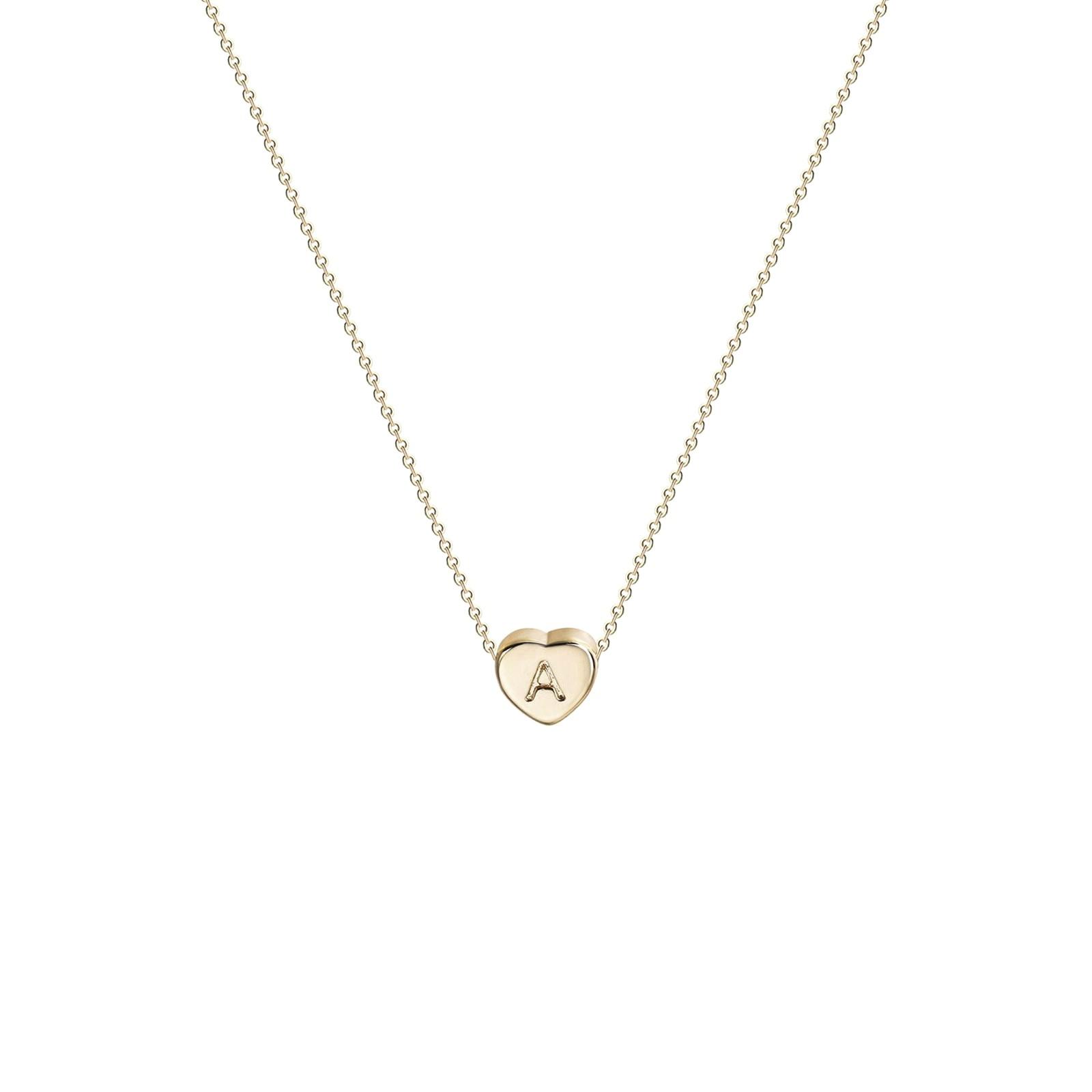 Fashion Women Gift 26 English Letter Name Chain Pendant Necklaces Jewelry One Size