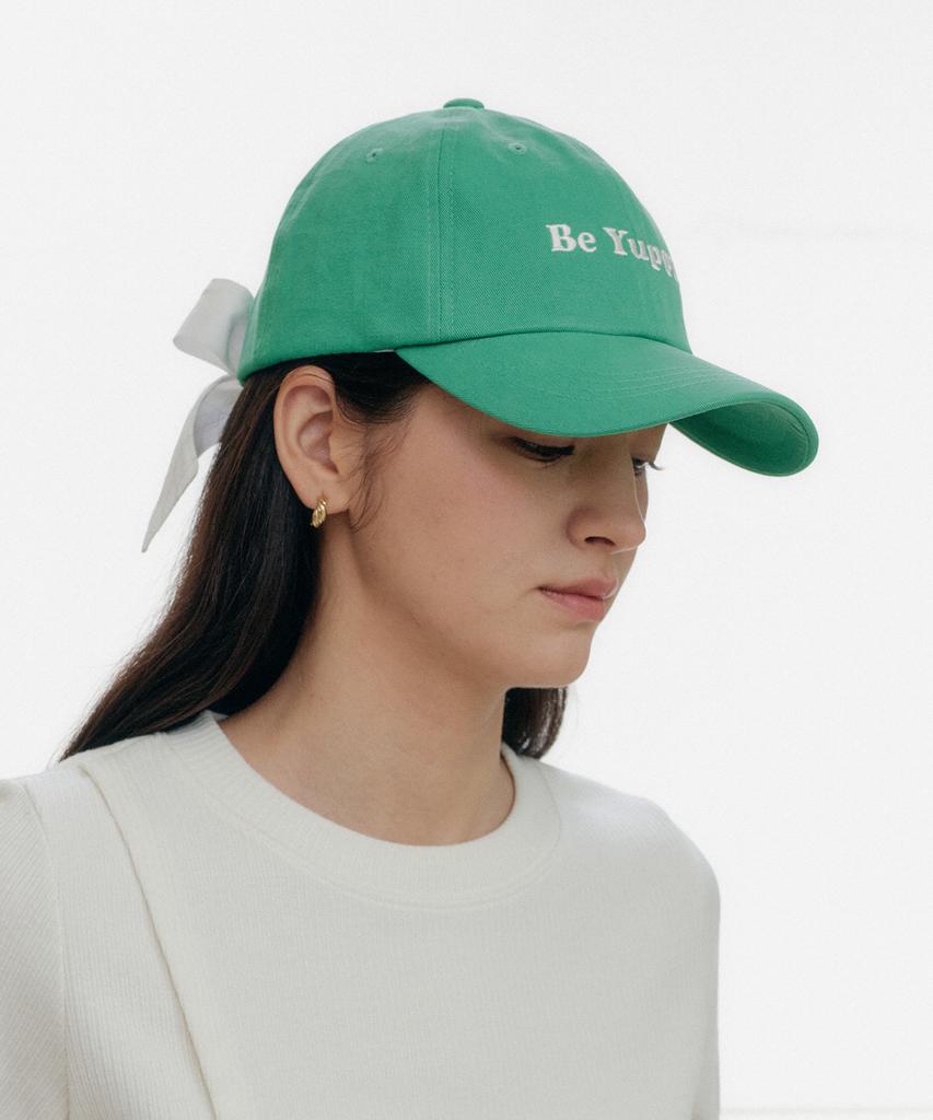 YUPPE Y Ribbon Ball Cap_Green
