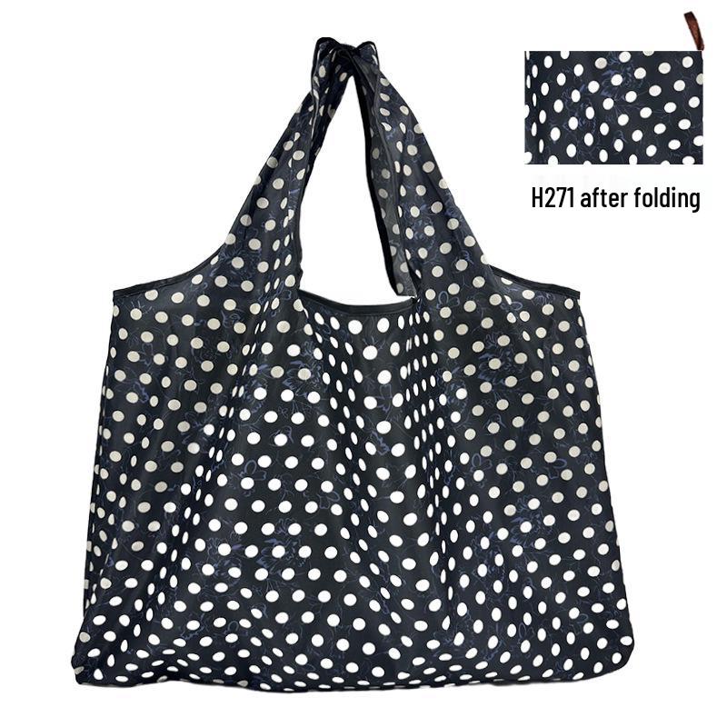Foldable Tote Bag for Groceries - Large Capacity, Southeast Asian Print