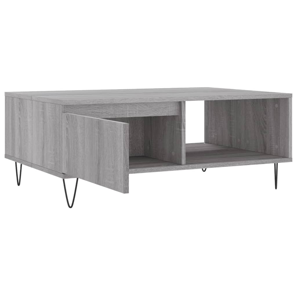  Coffee Table, Grey Sonoma Oak, 90x60x35 Cm