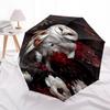 1pc Owl FlowersOpen/Close Umbrella-Windproof, Compact Travel Umbrella, Sturdy 8-Rib Shaft, Outdoor Accessory1214