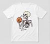 Funny Season Halloween Halloween Pumpkin Graphic Tee White Unisex T-Shirt