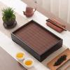 Chinese Bamboo Tea Tray Water Storage Kung Fu Tea Set Simple Rectangular Serving Trays Tea Storage Store Up Water Tray