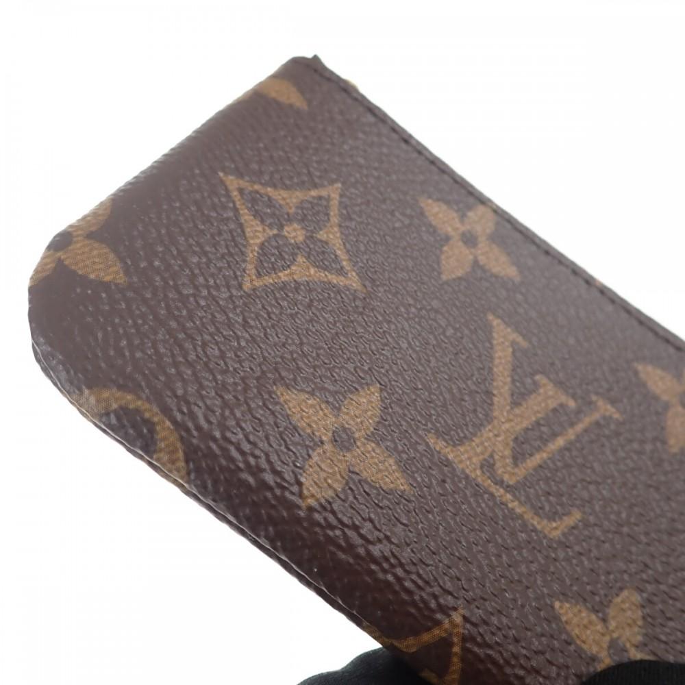 Louis Vuitton M62650 Monogram Coin Case Brown Women
