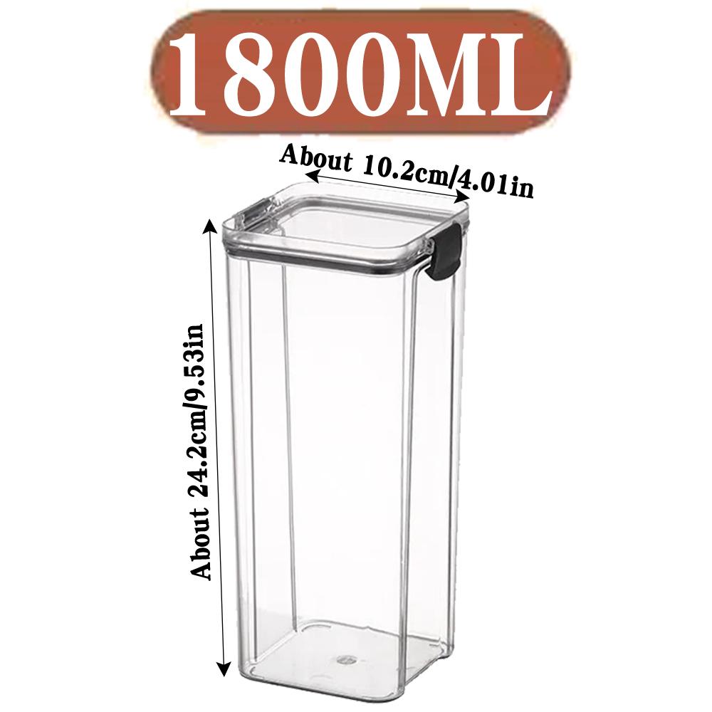Kitchen Multigrain Snack Sealed Storage Box Dried Fruit Dried Goods Jar Drawer Storage Container Moisture Proof Box Plastic