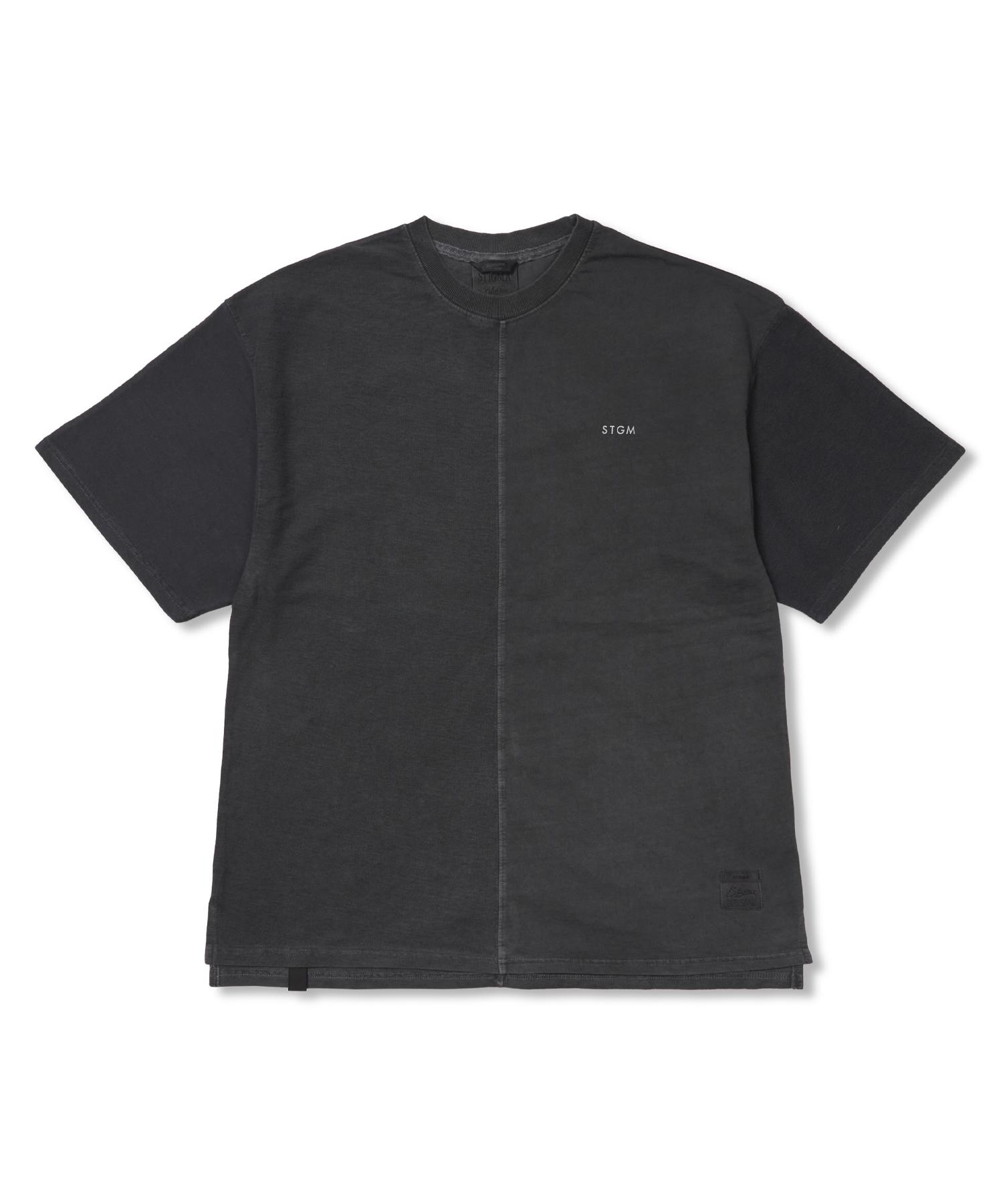 Stigma Docking Insideout Pigment Oversized Short Sleeves T-Shirts Charcoal Charcoal/M