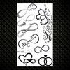 Realistische Sternbild Flügel Temporäre Tattoos Für Frauen Erwachsene Falsche Blumen Krone Kosmischer Tattoo Aufkleber Finger Sexy Kleine Tattoos
