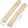 Wooden Pet Ladder Bridge 2 Pieces Soft Animal Bridge Toy Bendable Cage Habitat Toy Hamster Chipmunk/YY