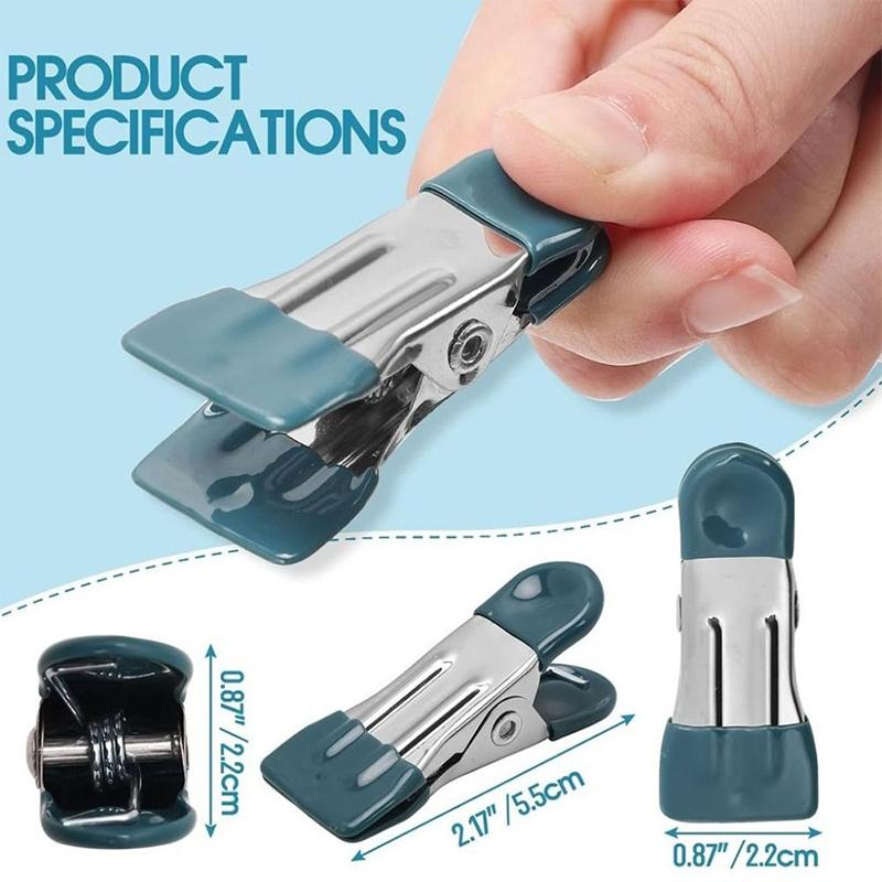 ?10Pcs Stainless Steel Clothespins Laundry Clothes Pegs Pants Hanger Portable Hanging Clothes Clips Closet Clothes Organizer