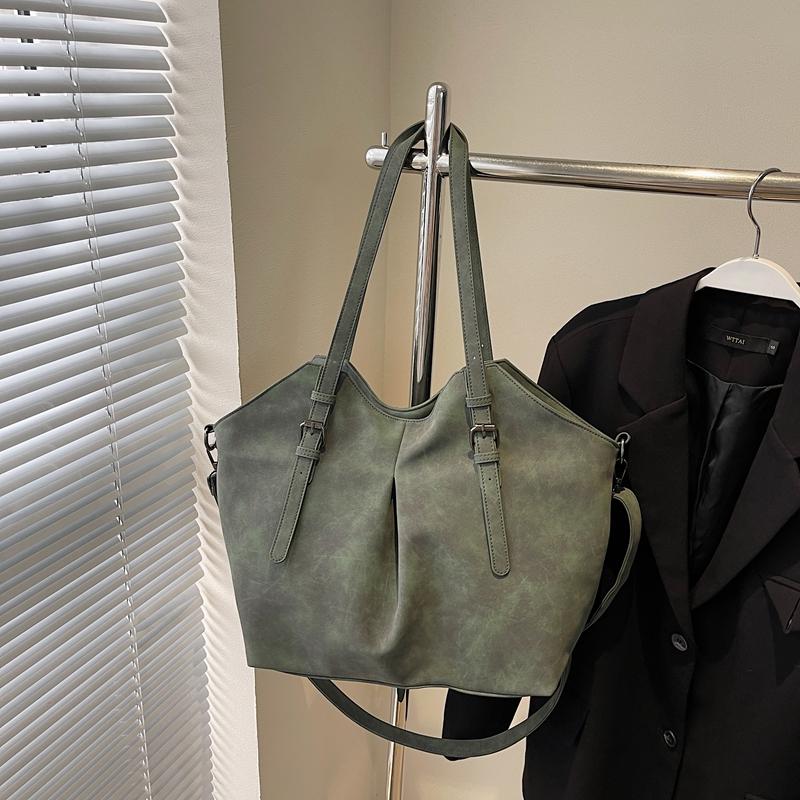 Geantă de mână pentru femei din piele moale, geantă de umăr și crossbody cu buzunare multiple, geantă de mână de zi cu zi la modă cu capacitate mare, stil vintage