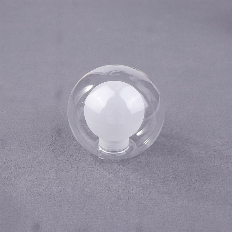 Kugel in Kugel G9 Globus Glasschirm Ersatz Klar Weiß D80Mm D100Mm D120Mm Fassungsöffnung Lampenschirm G9 Abdeckung