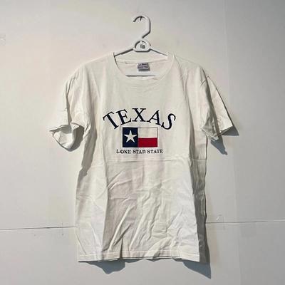 Vintage 80s 90s All Sport Events Unisexs T Shirt Size M White Texas Pre Shrunk Vintage Washed Casual Designer Clothes Soft