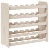Vidaxl Stojak Na Wino, 67,5X25X60 Cm, Lite Drewno Sosnowe