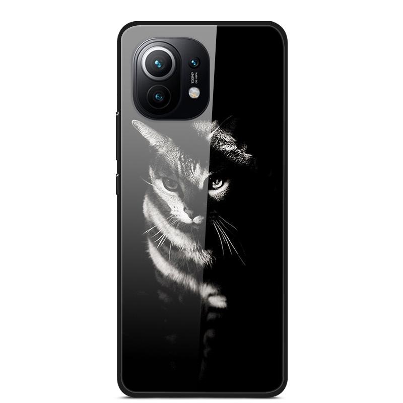 Luxury Cover Case for Xiaomi mi 11 Tempered Glass Cover for Xiaomi mi 11 Lite 5G NE Phone Case for Xiaomi Mi 11 mi11 Lite Coque