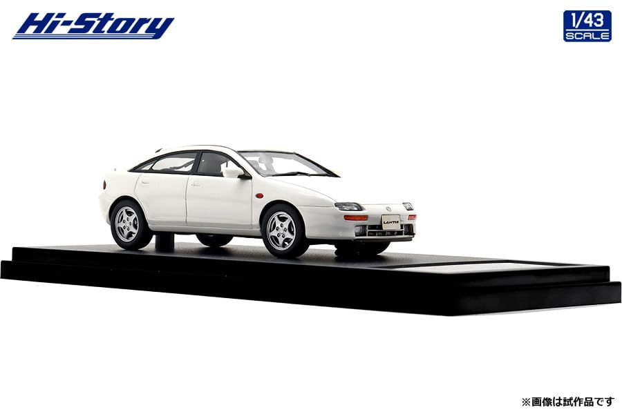 INTERALLIED Hi Story Scale Mazda LANTIS Type R 2000 In Shast Finished HS488WH 1/43 (1995) White, Model,