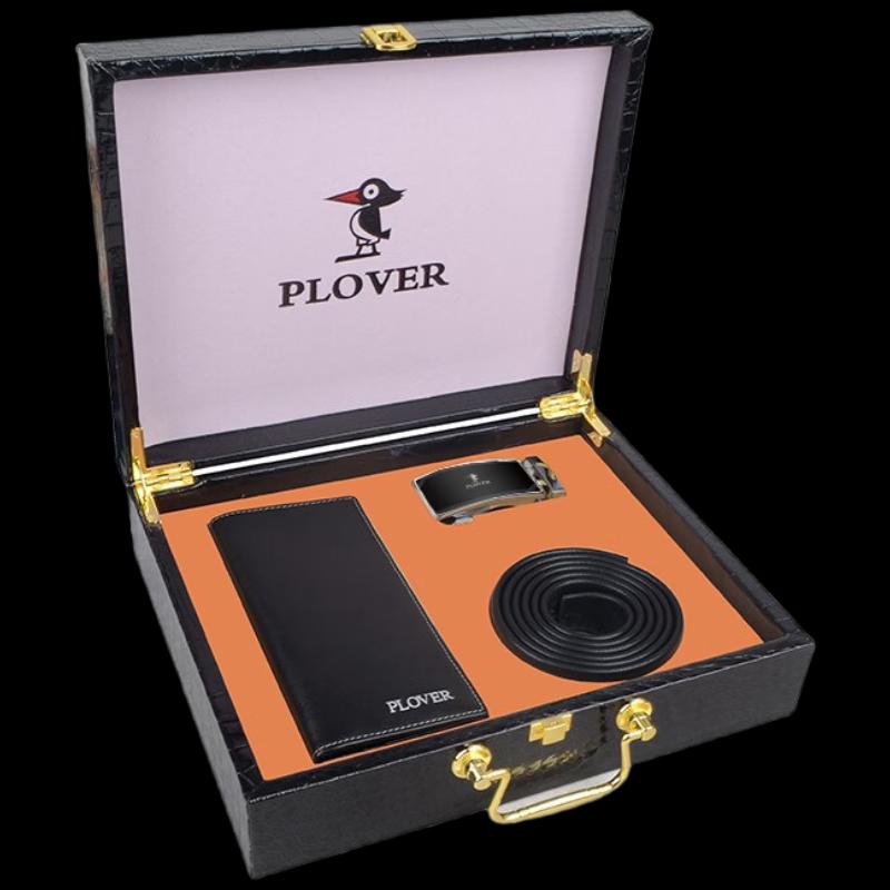 Мужской кожаный кошелек и ремень Plover 115cm