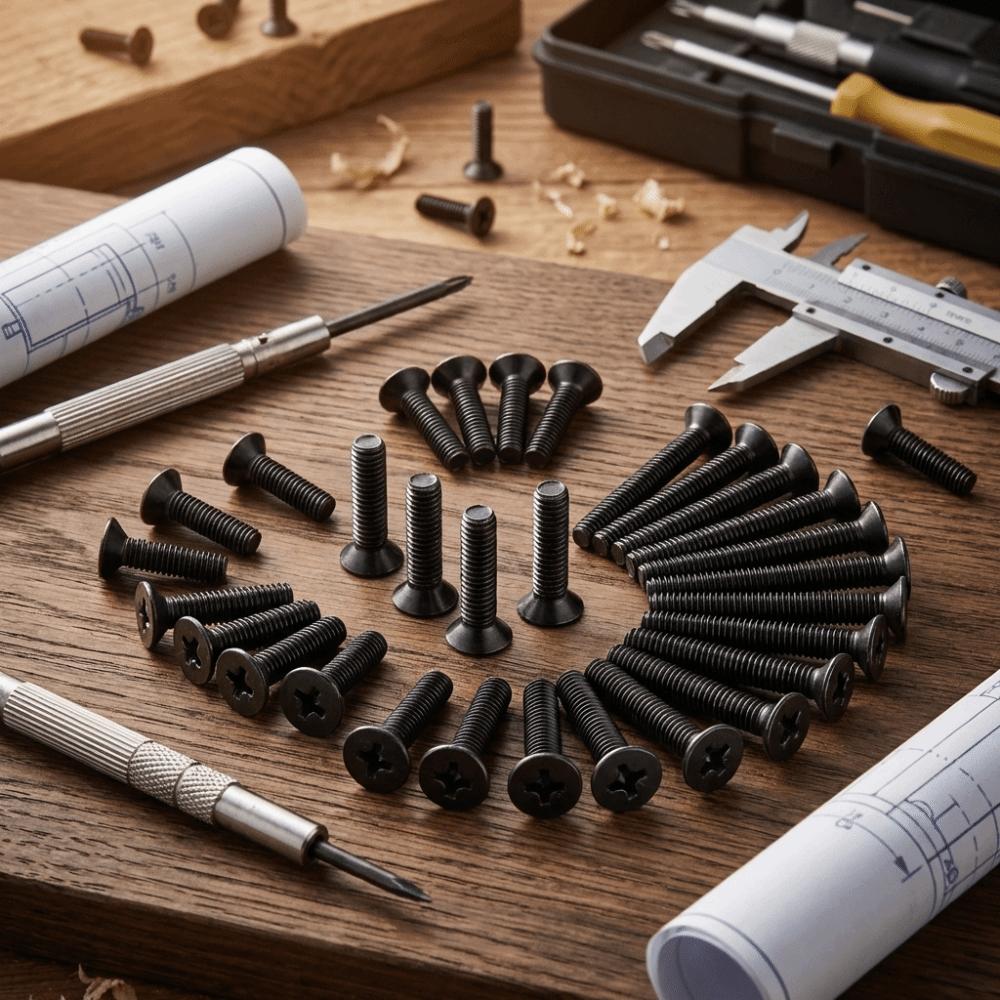 M2.5 Größe Kreuzschlitz Senkkopfschrauben M2 Größe Selbstschneidende Schrauben Sortiment Elektronik Reparatur