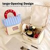 Easy to Carry Cartoon House Makeup Bag Thickened Soft Storage Bag Large Capacity Lightweight Wash Bag Leisure