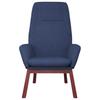 Recliner Chair Blue Fabric