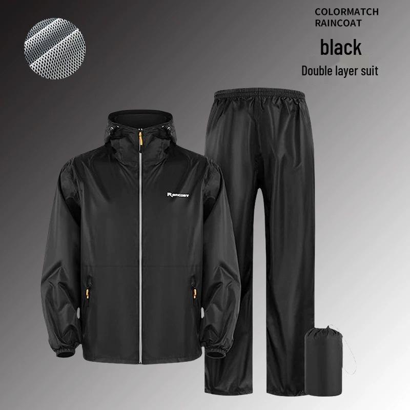 Ultra-Thin Breathable Waterproof Cycling and Outdoor Rain Suit for Men and Women