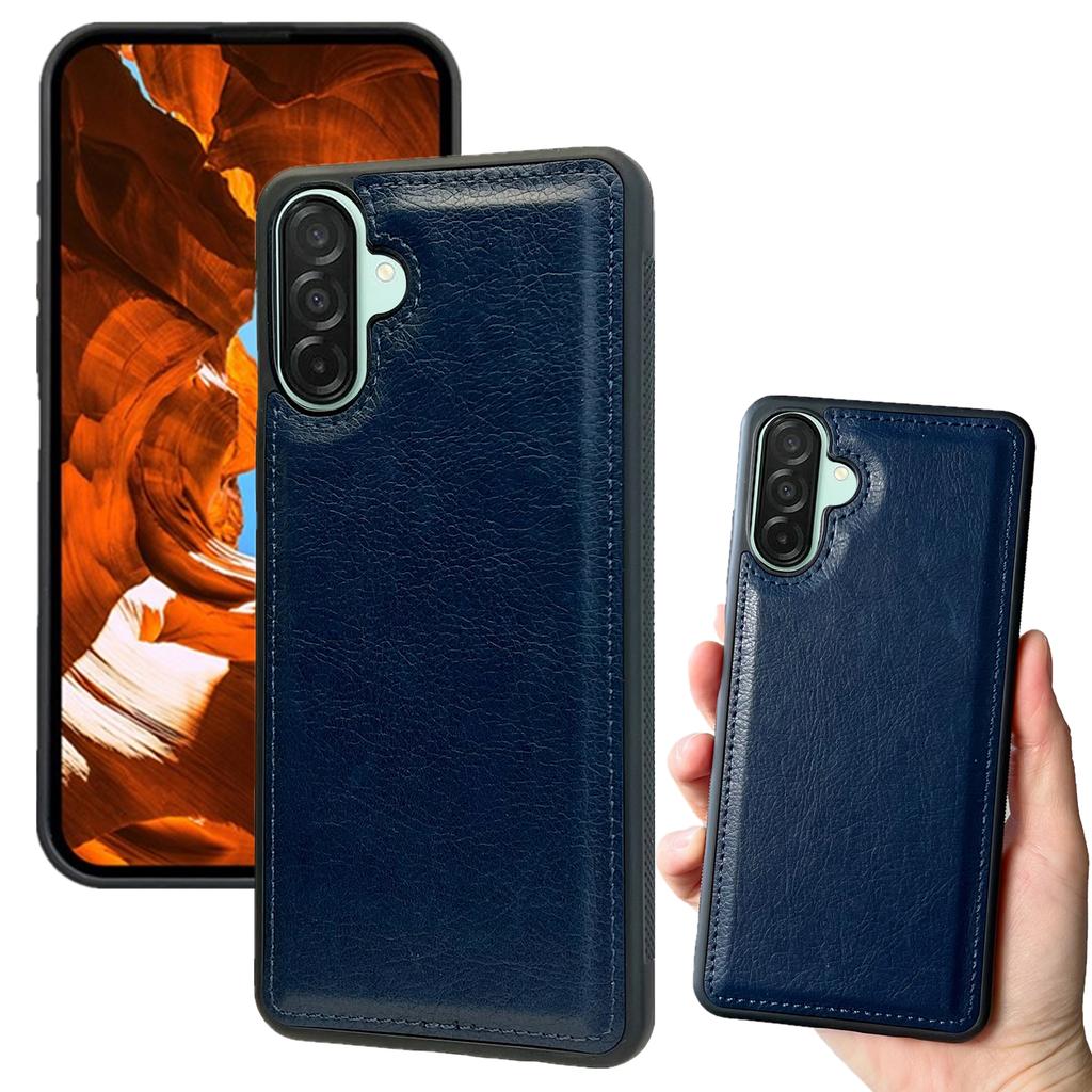 For Samsung Galaxy A36 5G Case Calf Texture PU Leather Anti Fingerprint Back Phone Cover