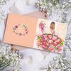 12pcs Diamond Paper Cards Christmas Embroidery Kit 5D DIY Diamond Painting Christmas Postcards Handmade for Birthday Festival