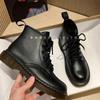 Women  Boots Casual Shoes Woman Leather Chelsea Ladie Classic Punk Female Goth Shoes High Platform Boots Women