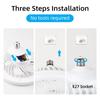 30W 24W Ceiling Fans Light  85-265V Ceiling Fans with Light and Remote 3 Colors Dimmable Ceiling Lamps for Kitchen Bedroom
