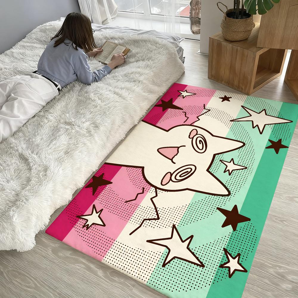 Cute Trans Pride Cat Meme Floor Mat Soft Thickened Absorbent Non-Slip Bedroom Living Room Door Mat Home Decor Flannel Rugs