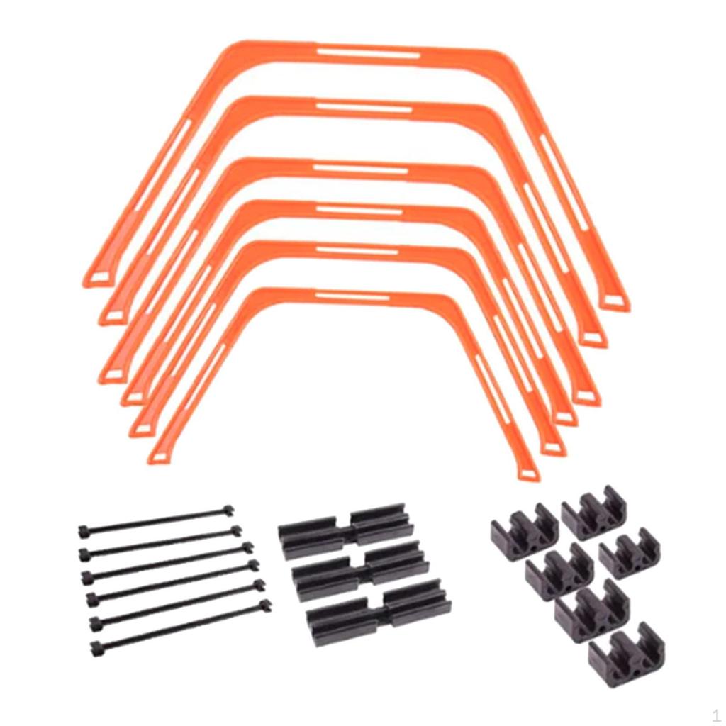 Hex Agility Rings Footwork Training and Speed Hurdles Ladder Multifunction Workout Soccer