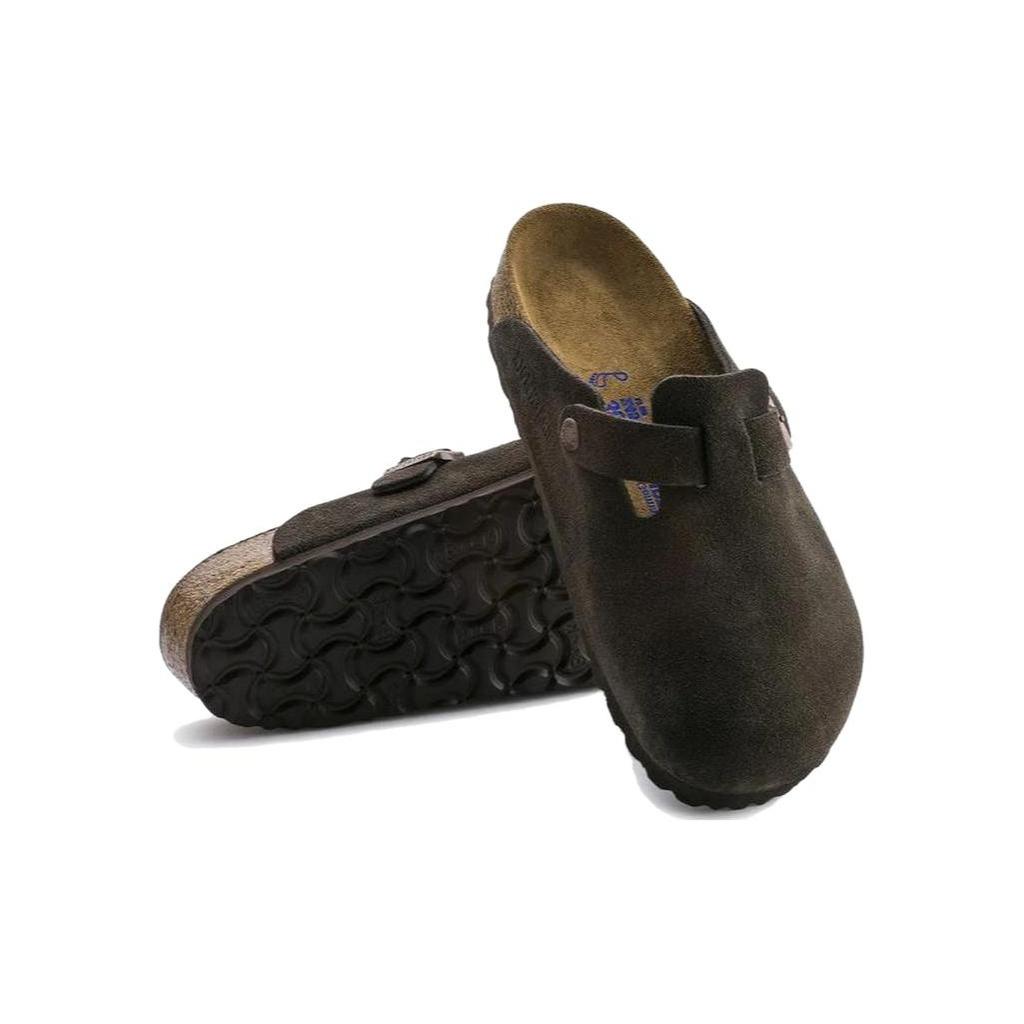 Birkenstock Boston Soft Footbed Regular 'Suede Mocha' Men's 0660461