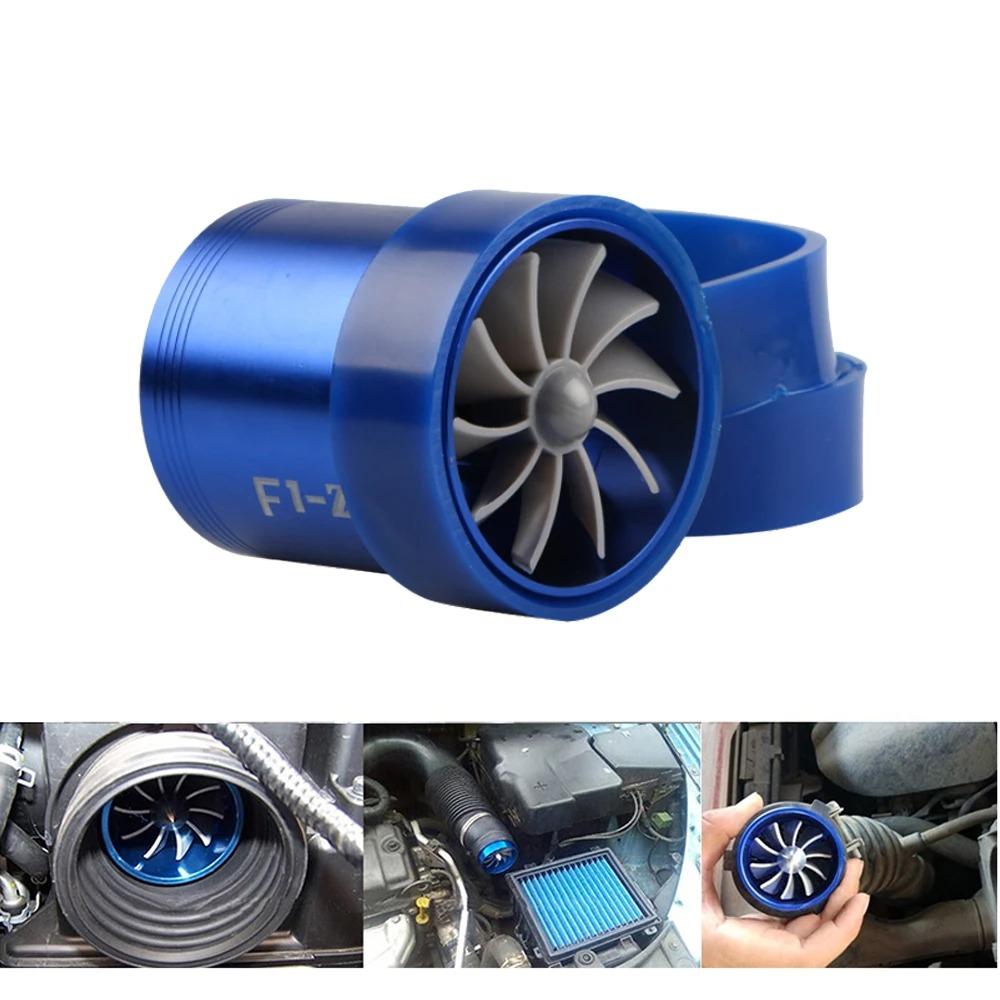 Hose Dia 6.5mm Turbine Supercharger Fan Turbo Car Air Intake Turbine Auto Turbo Double Sided Turbo