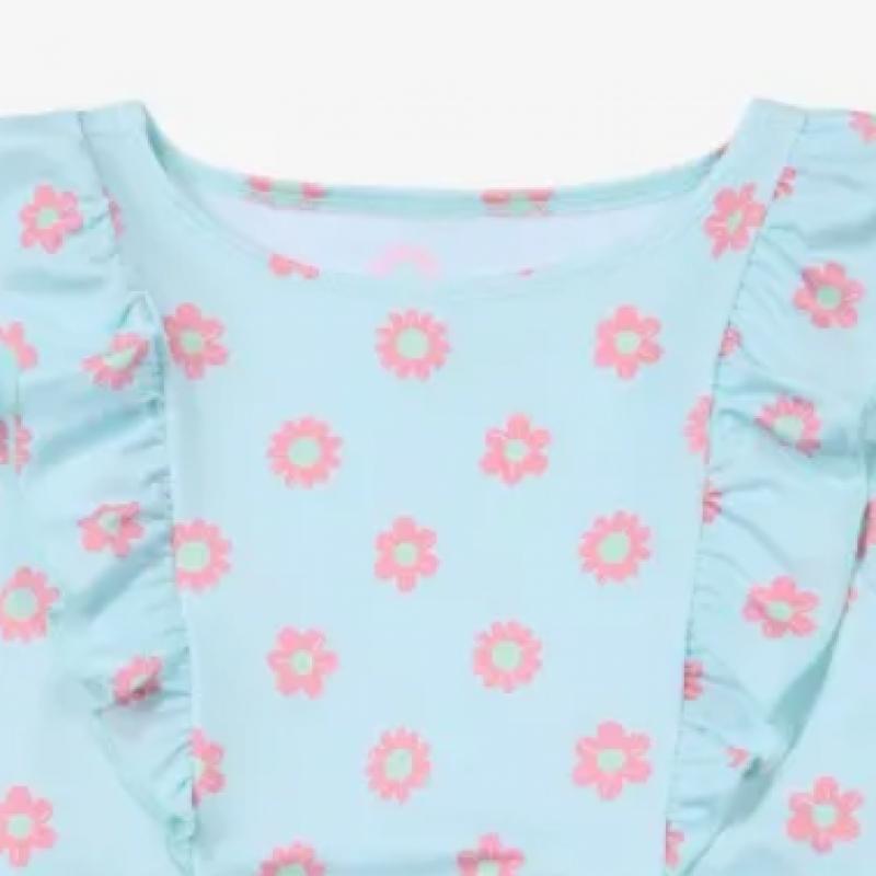 [fila Kids] Flower Rash Guard Setup  Fk2swf2a16f Pmi  q0zFk2swf2a16fPmi