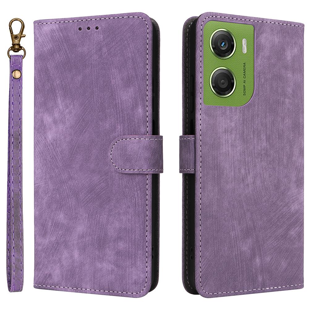 For Motorola Moto G06 4G/G06 Power 4G Case Wallet RFID Blocking PU Leather Phone Cover Stand with Strap