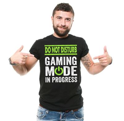 Funny Do Not Disturb Shirt Gaming Mode T-Shirt Gaming Gifts Gamer Gift Ideas Unisex T-Shirt