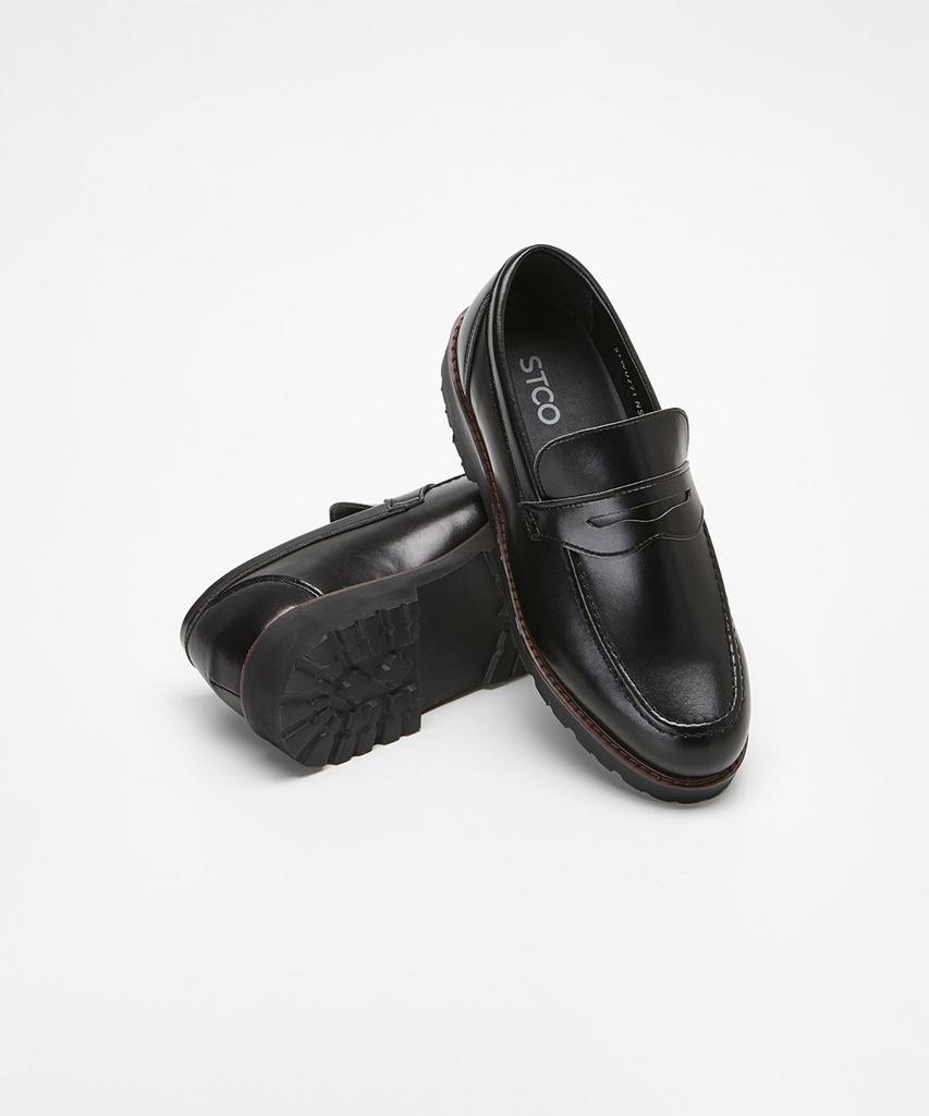 Stco Black Penny Loafers_Sfwuz71Nsb