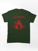 Fist Holding Fork and Fire Flame Classic Unisex T-Shirt