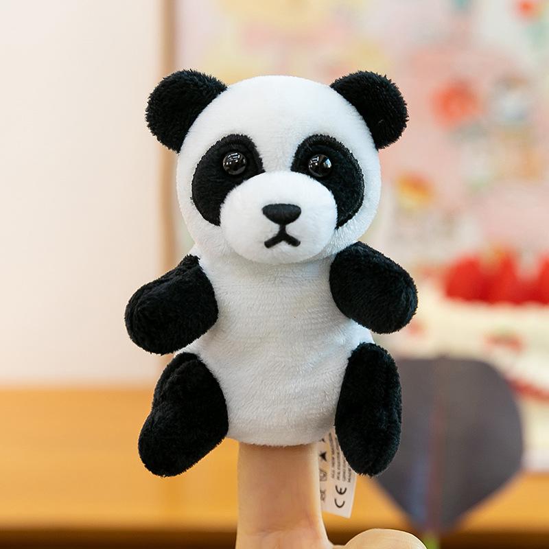 Cartoon Animal Finger Puppet Set: Plush Toy for Parent-Child Interaction & Storytelling