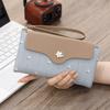 Women Wallets Floral Fresh Style Multi-Card Clutch, Long Wallet, Card Holder, Leather Clip, Coin Purse