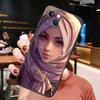 Muslim Arabic Hijab Girl Phone Case For iPhone 16 Pro Max 15 14 13 11 12 Pro Max Plus 12 13 Mini XR 16e Funda Cover