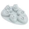 3D   Shape Silicone Mold Cake Baking Pan Hollow Ice Cream Chocolate Mold Tool