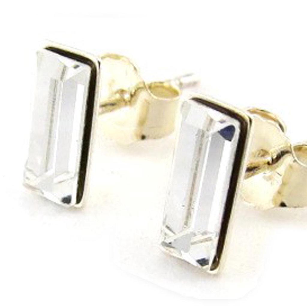 Les Trésors De Lily [F3932] - White Silver Rectangle Brilliant