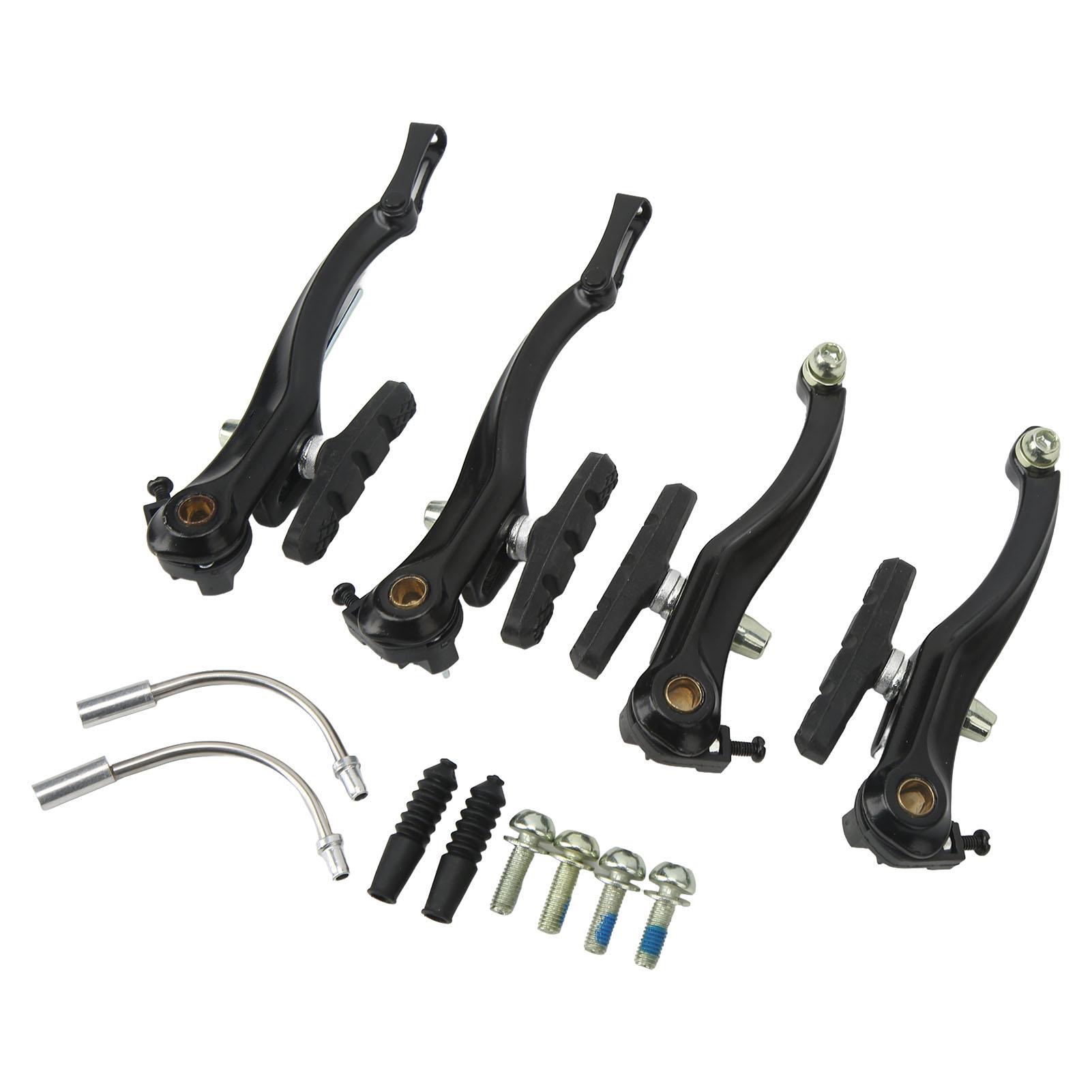 

Bike V Brake Set Aluminum Alloy Black Mountain Bicycle Accessories for Folding Bike