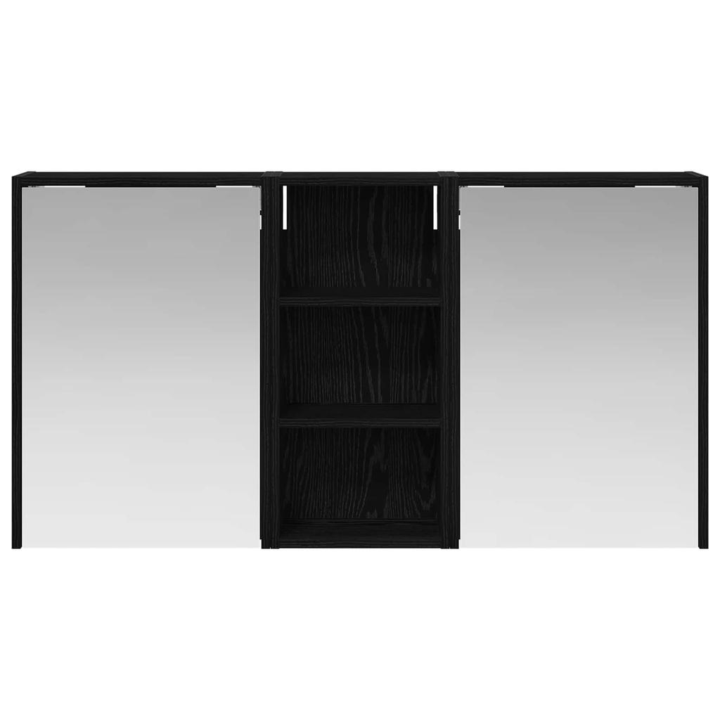 Bathroom Cabinet Set 3 Pcs 116 X 16 X 62.5 Cm Engineered Wood