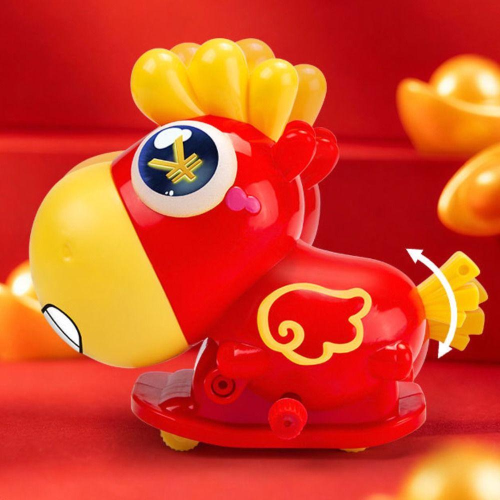 Interactive Animals Horse Wind-up Toy Movable Horse Clockwork Model  Baby/Toddlers