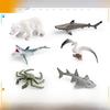 Shark Penguin Polar Bear Models With Pvc Material For Childrens Learning And Decor
