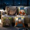 Manhwa Mr As Farm Double-sided Printed Pillow Cover Solid Color Minimalist Pillowcase, Fits All Bedroom Styles