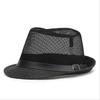 MYZOPER 2019 New Hollow Mesh Breathable Visor Fashion Straw Hat Vintage Solid Color Outdoor Summer Cap Men'S Hats