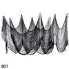 2M/4M Halloween Decorations Black Creepy Gauze Cloth Window Table Door Net Spooky Fancy Dress Party Haunted House Wall DIY Decor