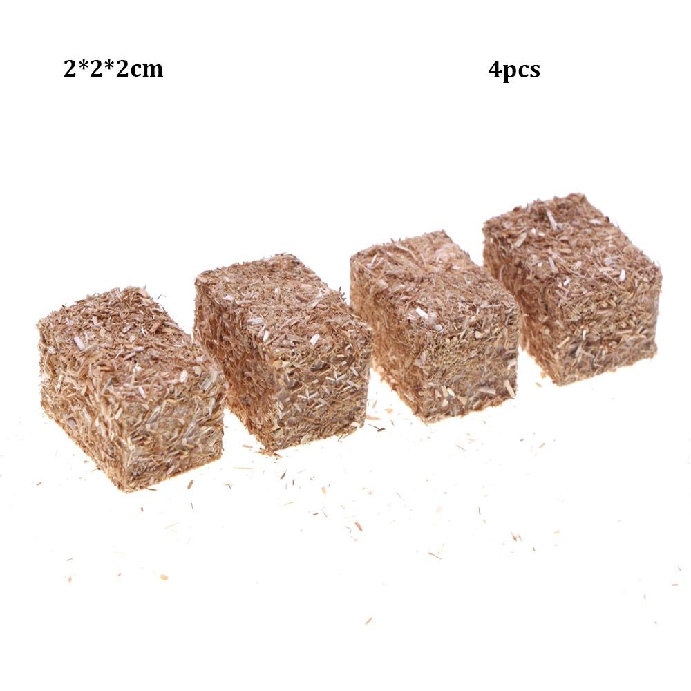 High Quality 1:12 Scale Dollhouse Firewood Pile Multistyles Mini Cart Scene Model Miniatures Straw Stack Fairy Garden Decor